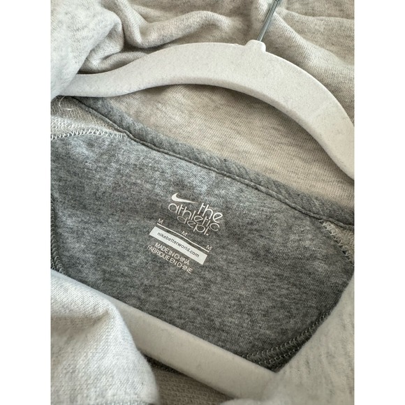 Nike Funnel Neck Full Zip Sweater‎ Jacket Size Medium Cream Grey Women's - Picture 6 of 8